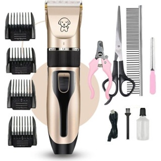kit-maquina-para-tosar-pet-tesoura-pente-lixa-maquina-profis-foto